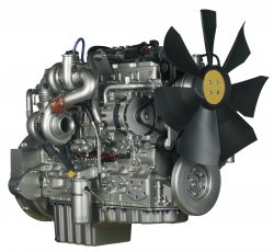 Perkins 1206E-E70TTA přestavený na bauma 2016 je osazen rovnou dvěma turbodmychadly rozdílných velikostí. Jedná se o tzv. sekvenční přeplňování. Celý systém je regulován pomocí soustavy obtokových ventilů, které jsou ovládány stejnými typy elektronických aktuátorů, jako mají turbodmychadla s technologií VTG.