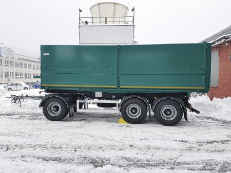 Tříosý vlek s hliníkovou Agro korbou